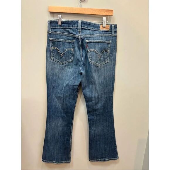 Levi's Slight Curve Femme - Jean Bootcut Bleu Stretch W31 L32 - Vintage